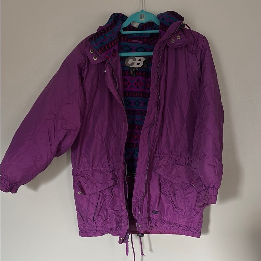 Vintage Purple Ski Jacket